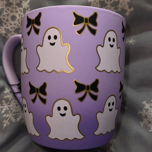 NEW Cobwebs & Cauldrons Ghost & Bows Halloween Mug - Picture 4 of 4